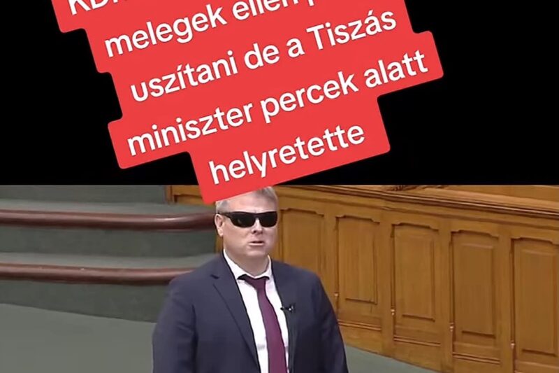 Dr Kátai -Németh Vilmos felszólalása a Parlamentben