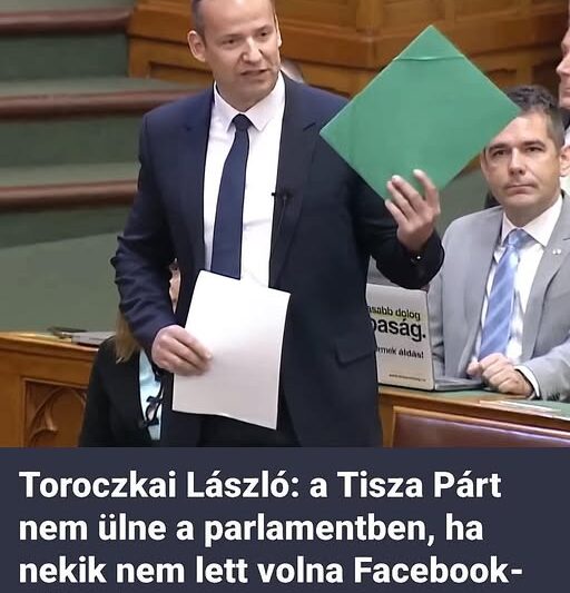 Toroczkai László: a Tisza Párt nem ülne a parlamentben, ha nekik nem lett volna Facebook-oldaluk