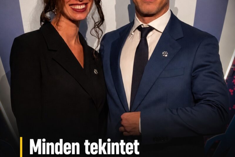 Minden tekintet Magyar Péterre és Ilonára szegeződött a Puskás Arénában