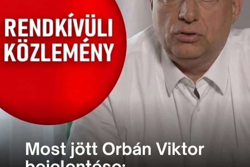 Most jött Orbán Viktor bejelentése: komoly üzenetet küldött a kormánynak