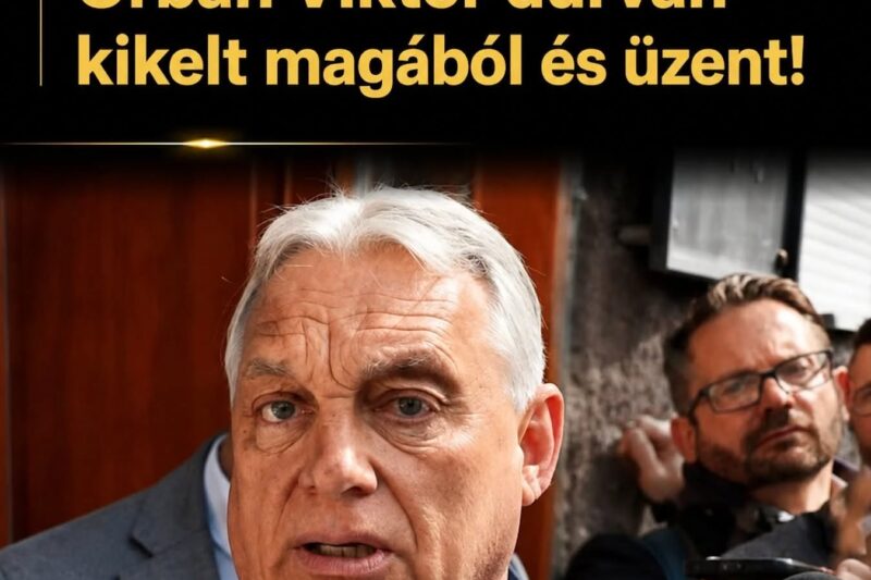 Orbán Viktor durván kikelt magából és üzent