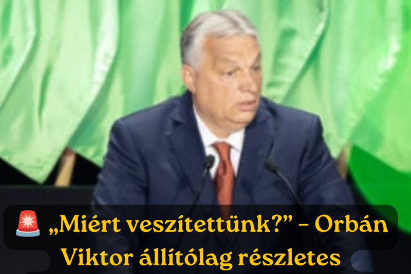 „Fantasztikus 16 évünk volt, Soros és az ukránok tehetnek mindenről!” – Orbán Viktor megdöbbentő röpirattal magyarázza a választási bukást