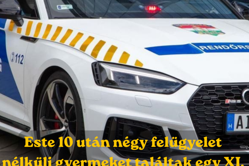 Este 10 órakor egy 2 éves kisgyereket találtak a Rendőrök egy budapesti játszótéren