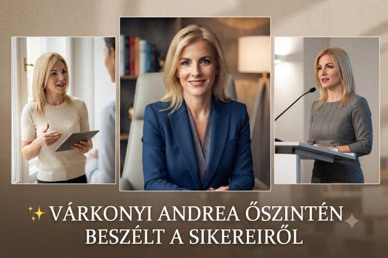 ✨ Várkonyi Andrea egy nagy levegőt vett, majd kijelentette: „Sosem kapaszkodtam senkibe, a saját erőmből jutottam el oda, ahol most tartok”