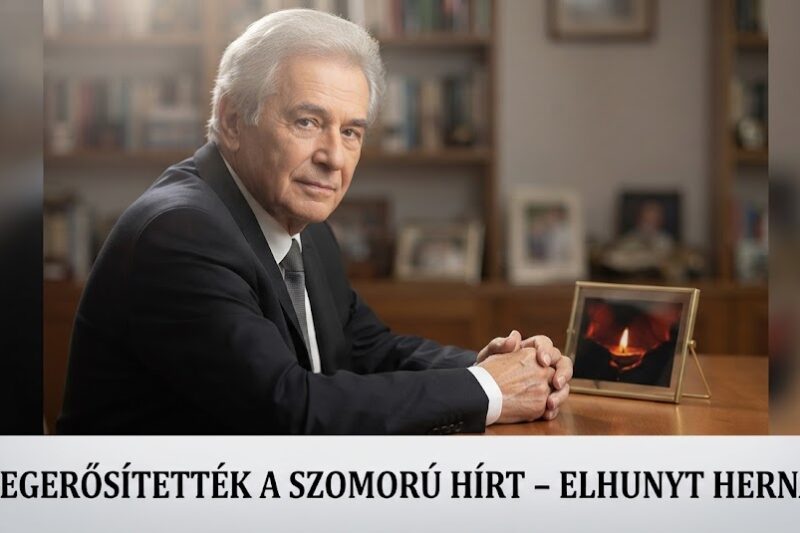 🖤 MEGERŐSÍTETTÉK A SZOMORÚ HÍRT – ELHUNYT HERNÁDI J.