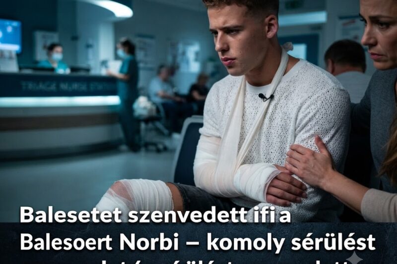 Balesetet szenvedett ifjabb Schobert Norbi – komoly sérülést szenvedett