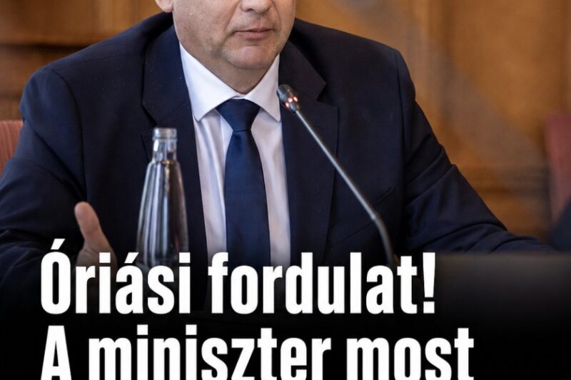 Óriási fordulat! A miniszter most jelentette be, amire senki sem számított! 👇𝐂𝐢𝐤𝐤 𝐚 𝐡𝐨𝐳𝐳𝐚́𝐬𝐳𝐨́𝐥𝐚́𝐬𝐨𝐤𝐧𝐚́𝐥! – MindenegybenBlog