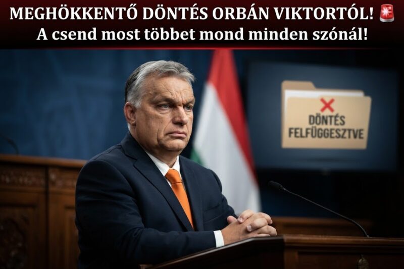 Az elmúlt órákban Orbán Viktor neve nem politikai viták vagy nyilvános szereplések kapcsán került a figyelem középpontjába, hanem egy váratlan személyes döntés miatt.